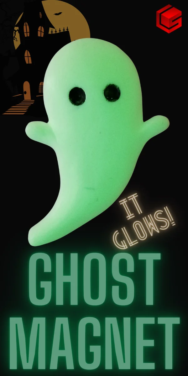 glow in the dark ghost magnet product